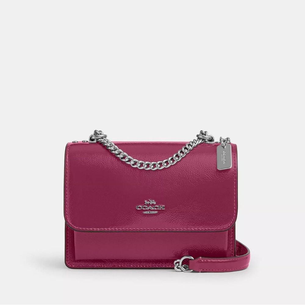 Coach Pink Leather Shoulder Bag